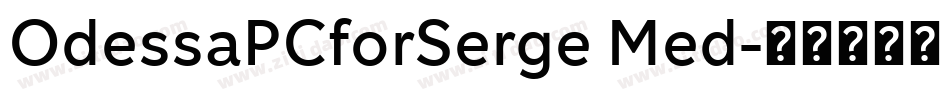 OdessaPCforSerge Med字体转换